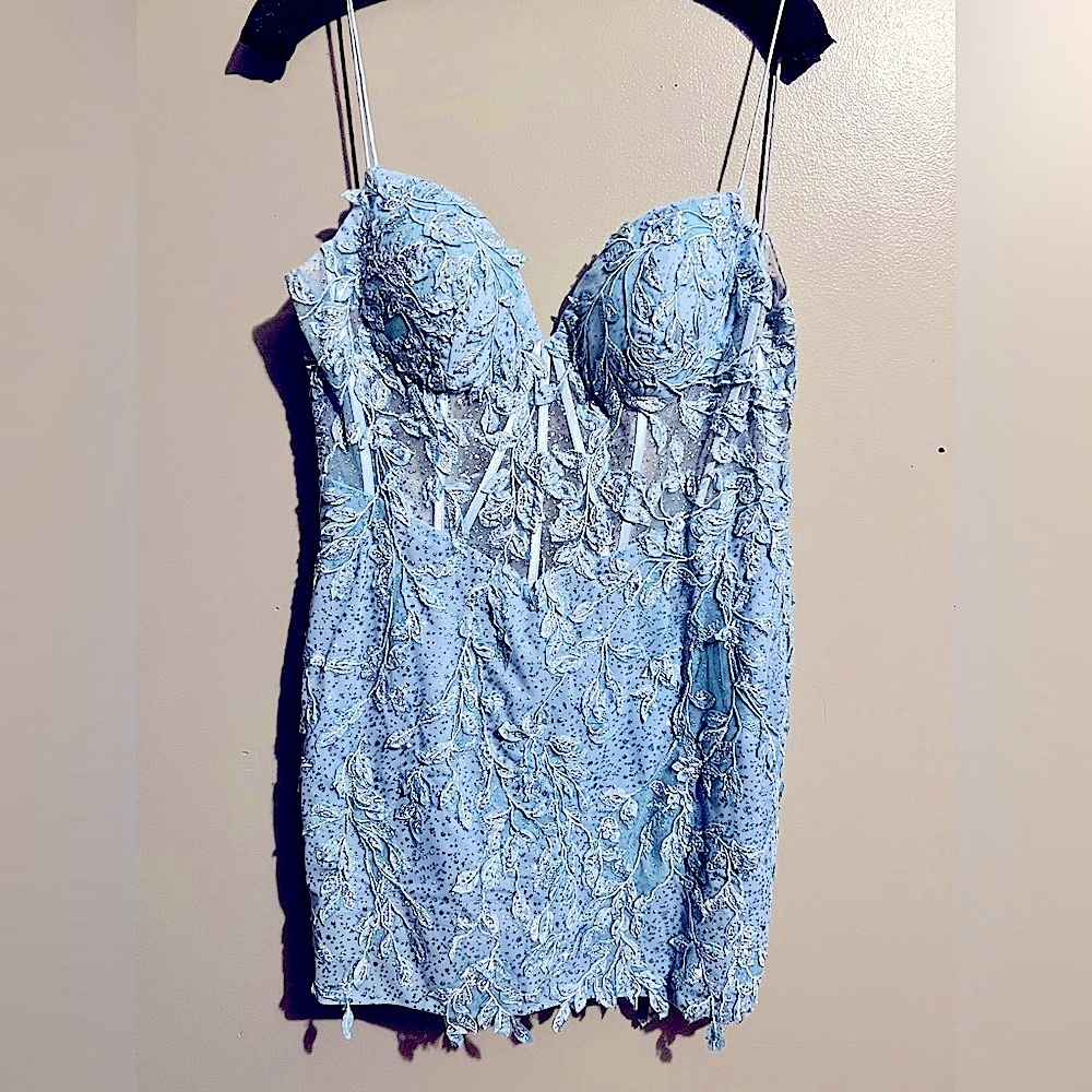 Portia and Scarlet light blue formal gown sz 12